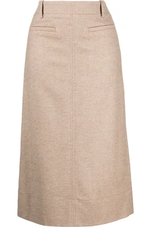 REJINA PYO Ines wool-blend midi skirt