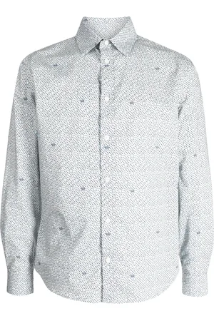 Maison Kitsuné Graphic-print cotton shirt