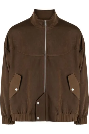 FIVE CM High-neck front-zip jacket