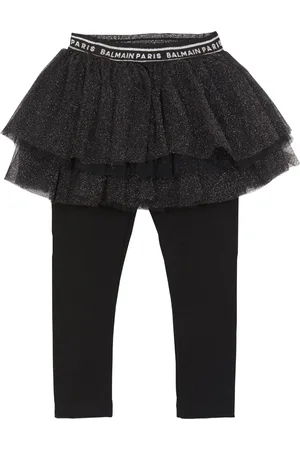 Balmain Glitter tutu leggings