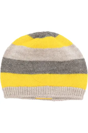 Gensami Stripe-print knitted beanie