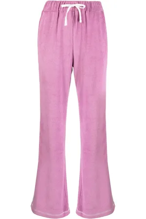 tout a coup Stripe-trim flared trousers