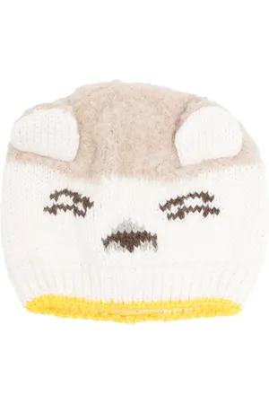 Gensami Graphic-print knitted beanie