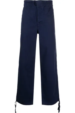 Ralph Lauren Logo-patch straight-leg cotton trousers