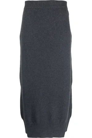 Barrie High-waisted knit skirt
