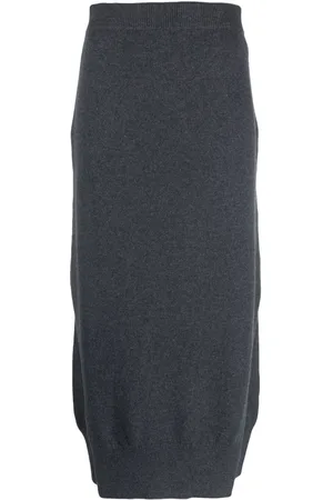 Barrie High-waisted knit skirt