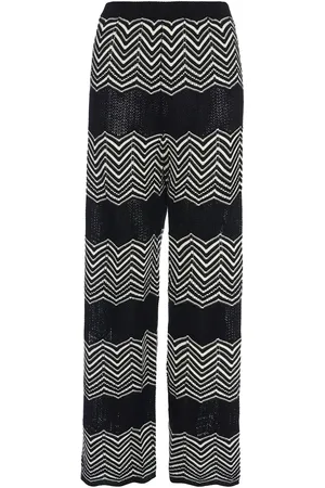 ERES Sugar chevron-pattern wide trousers