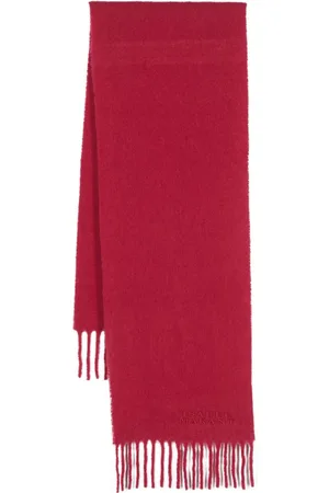 Isabel Marant Firny logo-embroidered scarf