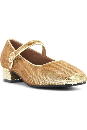 AGE OF INNOCENCE Michelle sequin-embellished ballerina shoes
