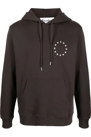 Etudes Klein Europa stars-embroidered hoodie