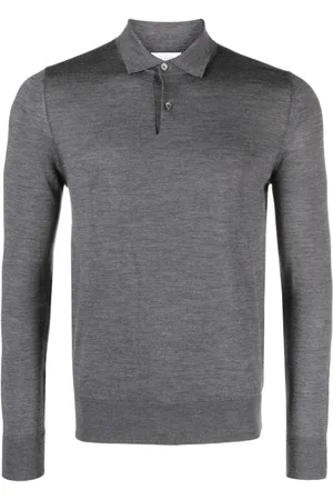 BALLANTYNE Fine-knit wool polo shirt
