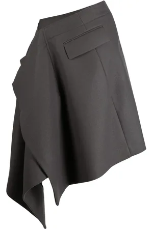 SACAI Asymmetric tailored midi skirt
