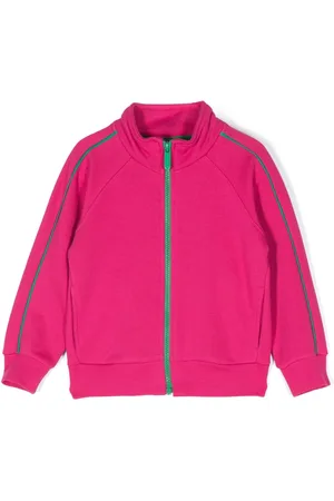 MONNALISA Graphic-print zip-up cardigan
