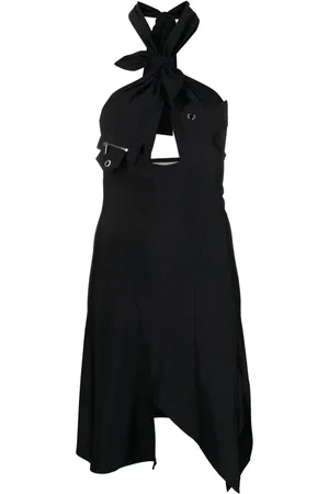 COPERNI Racing halterneck minidress