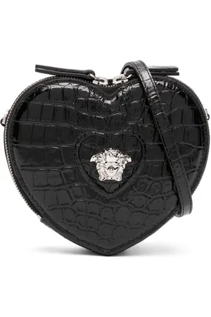VERSACE Heart-shaped leather bag