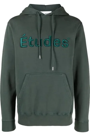 Etudes Klein logo-embroidered hoodie