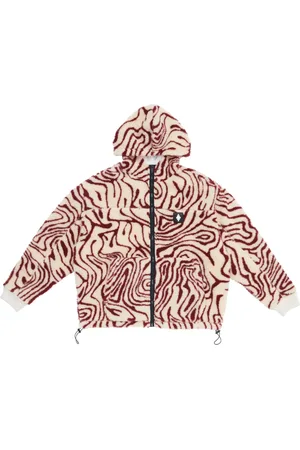MARCELO BURLON Printed fleece jacket