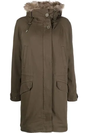YVES SALOMON Shearling-trim hooded parka