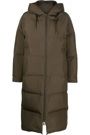 YVES SALOMON Hooded feather-padded coat