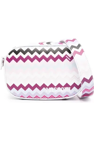 Missoni Zigzag-print leather shoulder bag