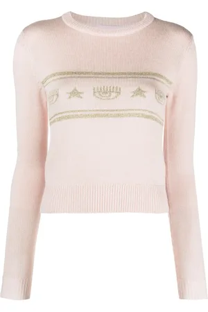 Chiara Ferragni Eyestar intarsia-knit sweater