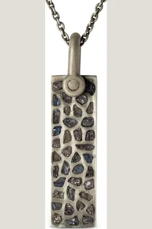 PARTS OF FOUR Plate sterling necklace