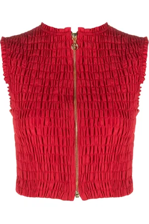 Patou Smocked crop top