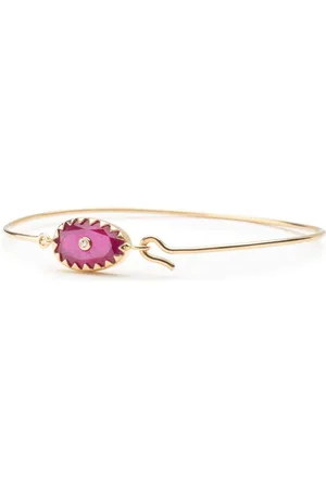 Pascale Monvoisin 9kt yellow Orso ruby and diamond bracelet