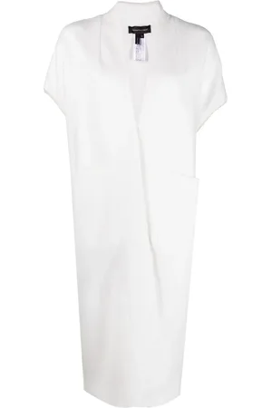 LORENA ANTONIAZZI Short-sleeve wool cardi coat