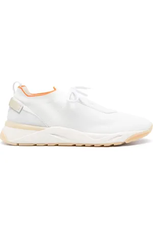 santoni Bueno leather sneakers