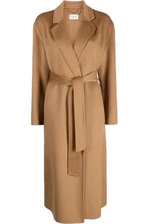 P.A.R.O.S.H. Capotto belted-waist cashmere peacoat