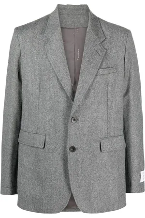 Etudes Plane Fannel single-breasted blazer
