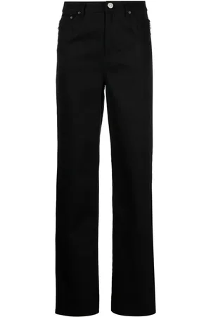 ROTATE Crystal-embellished straight-leg jeans