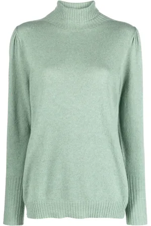 Twin-Set Puff-sleeve cashmere jumper