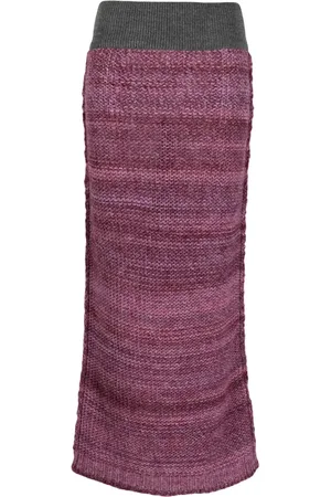 Destree Lynette m??lange-knit midi skirt