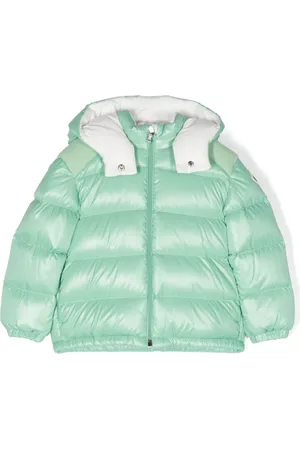Moncler Zip-up shimmer padded jacket