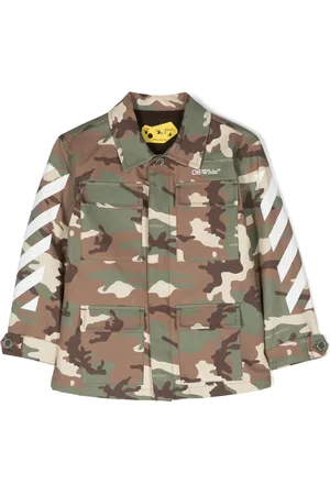 OFF-WHITE Camou Arrows cotton shirt jacket