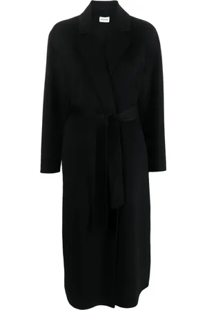 P.A.R.O.S.H. Belted-waist cashmere midi coat