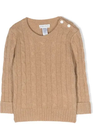 Ralph Lauren Cable-knit cashmere sweatshirt