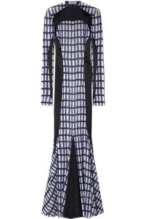 OFF-WHITE Geometric-print maxi dress