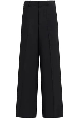 Marni Tropical wide-leg wool trousers