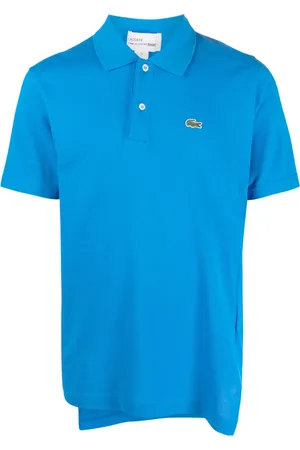 Comme des Garçons X Lacoste asymmetric cotton polo shirt