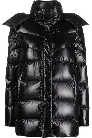 FAY Padded down hooded jacket