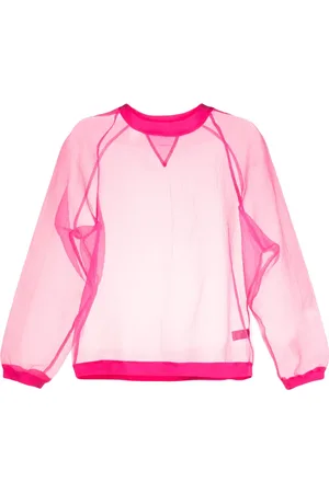 Cynthia Rowley Crew-neck organza sweatshirt