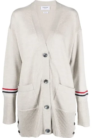 Thom Browne Virgin-wool V-neck cardigan