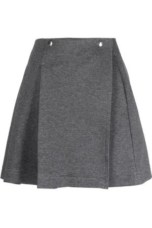 Plan C A-line cotton miniskirt