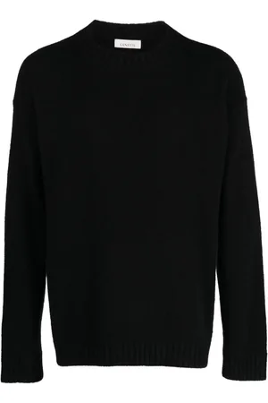 LANEUS Fine-knit cashmere-blend jumper
