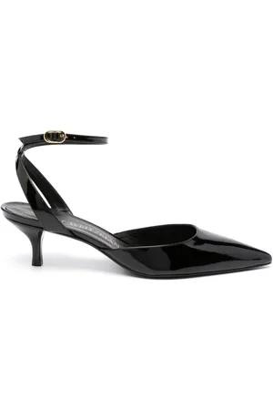 Stuart Weitzman Barelythere 50mm patent-leather pumps