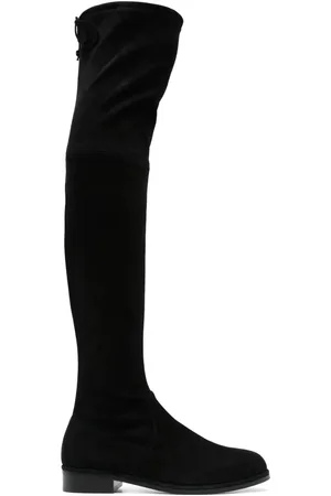 Stuart Weitzman Lowland tie-fastening suede boots