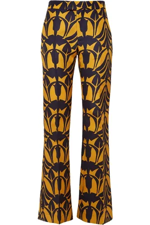 La DoubleJ Graphic-print tailored trousers